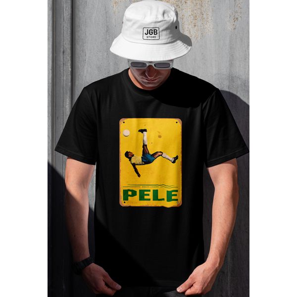 Camiseta Oversized Masculina Pelé Ousy Preta – Streetwear Premium JBG Store