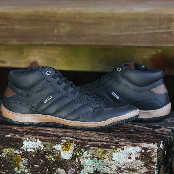 Tenis Sapatenis Masculino Casual Tenis Confortável - Preto