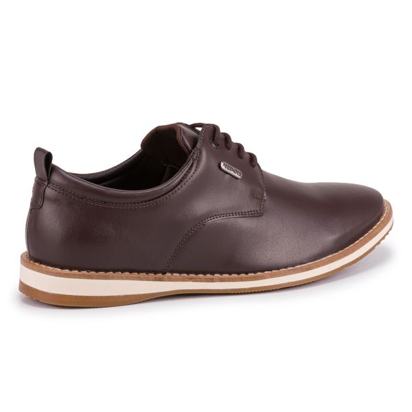 Sapato Social Masculino Oxford Couro Sintético Leve Rovetto