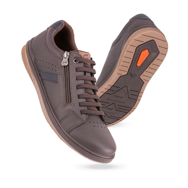 Tênis Masculino Sapatenis Brilhoso Couro Ferracini Sapatenis