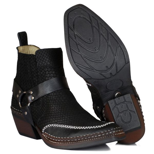 Bota couro de tilapia online