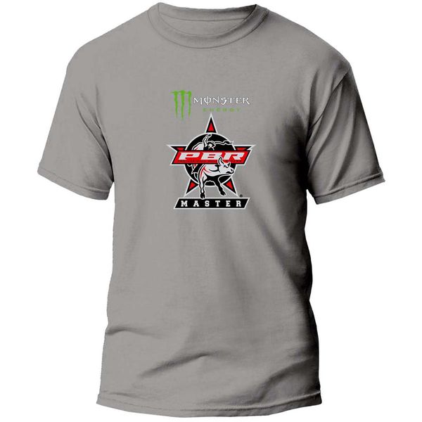 Camiseta Country PBR Monster Cinza 100% Algodão