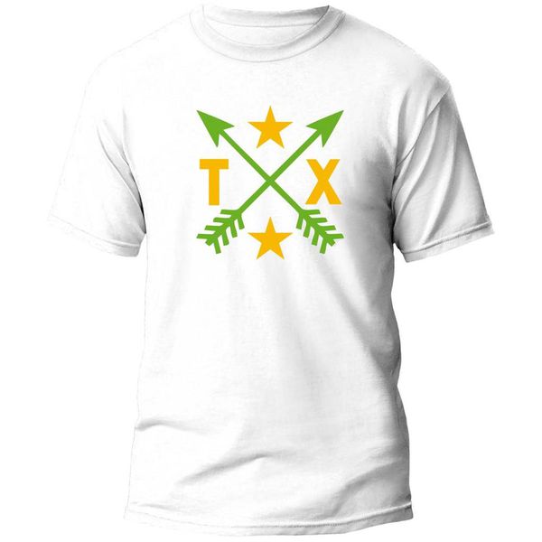 Camiseta Texas Country Branca 100% Algodão