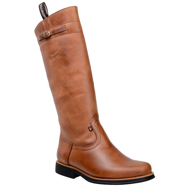 Bota Beretta Masculina Cano Alto Couro Legítimo Fóssil Castor