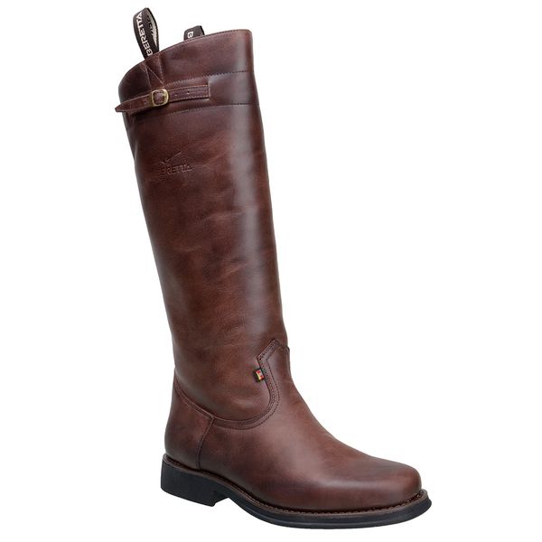 Bota Beretta Masculina Cano Alto Couro Legítimo Fóssil Café