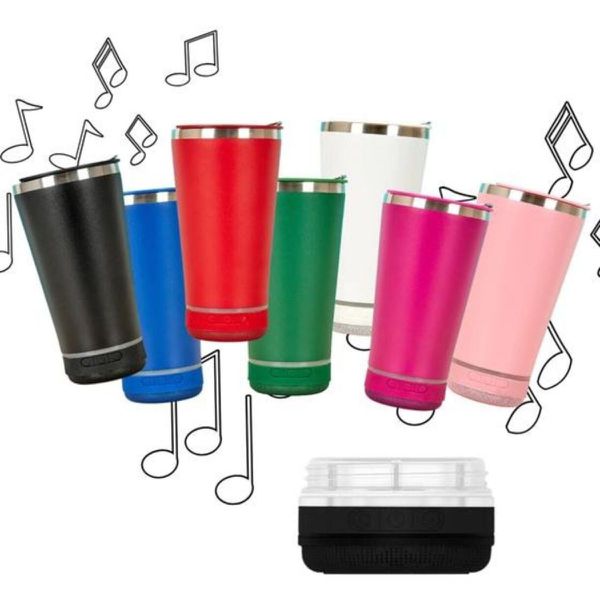 Copo Térmico Com Som Bluetooth