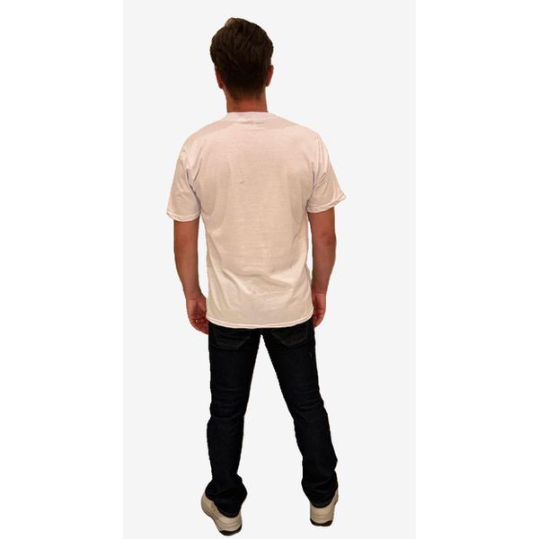 Camiseta Masculina Básica Branca Algodão 30.1