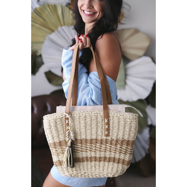 BAG CROCHE PALHA