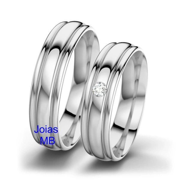 Alianças de Brilhantes BH 6mm