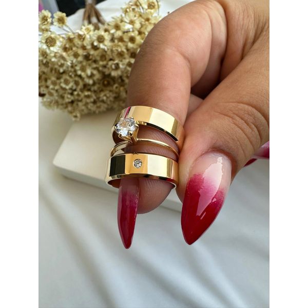 Alianças de Casamento Lagarto 8,9mm