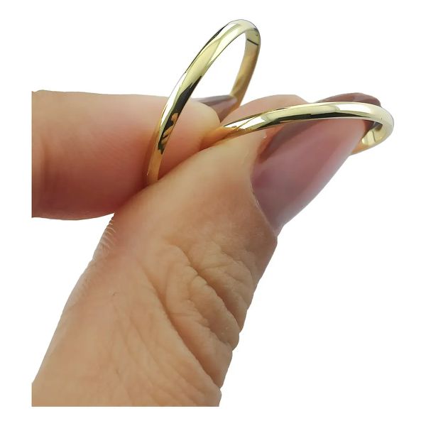 Alianças Mais Baratas de Ouro 18k Goiânia 1,3mm 