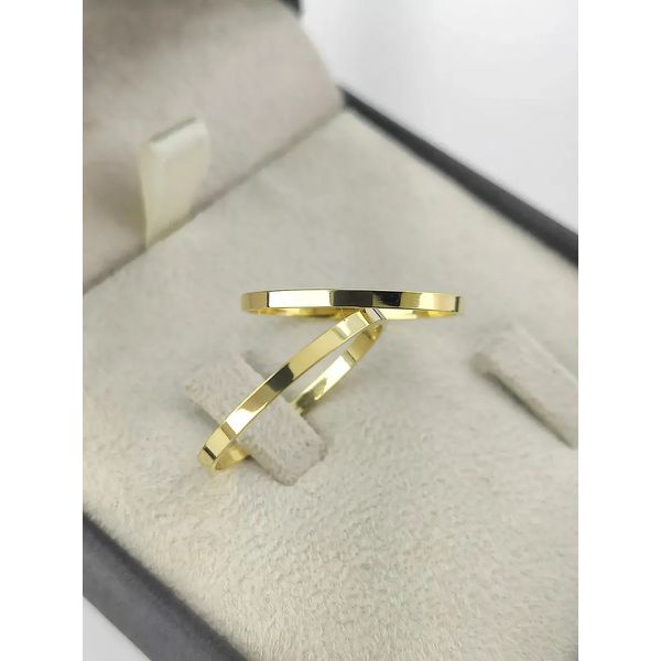 Alianças Mais Conta de Ouro 18k em Goiânia 1,3mm