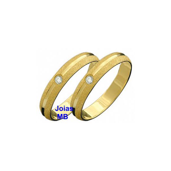 Alianças Trabalhadas Palmas 6mm