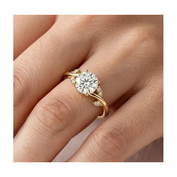 Anel de Noivado Guarujá Zircônias