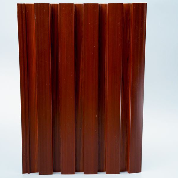 PAINEL RIPADO DECORATIVO EM PVC IMBUIA 2,85M