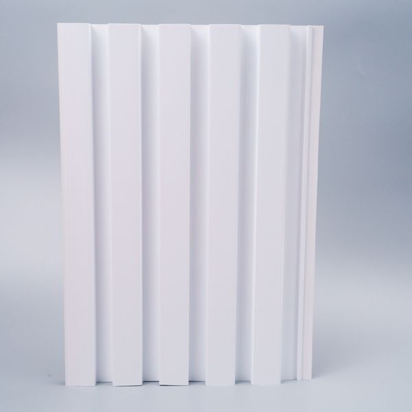 PAINEL RIPADO DECORATIVO EM PVC BRANCO 2,85M