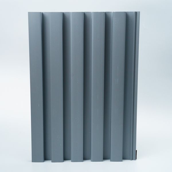 PAINEL RIPADO DECORATIVO EM PVC CINZA 2,85M