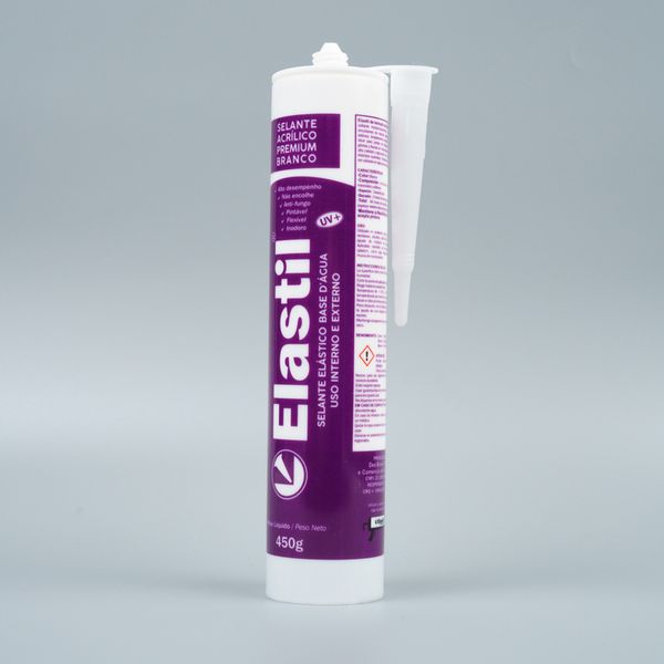 SELANTE ACRÍLICO PREMIUM ELASTIL BRANCO