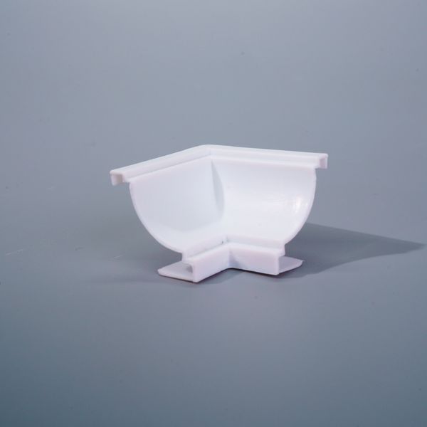 CANTO INTERNO C/TRAVA P/MEIA CANA BRANCO NEVE - Joiplastic