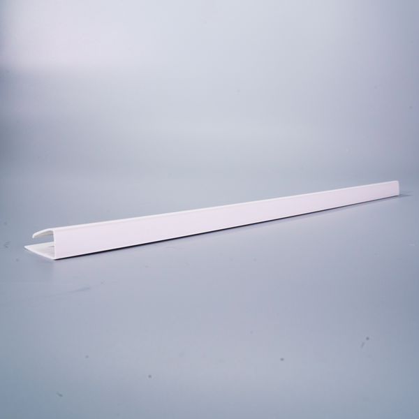 ARREMATE U EM PVC BRANCO NEVE 3,0M