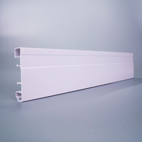 KIT RODAPÉ CLASSIC EM PVC 100MMX3,0M BRANCO NEVE