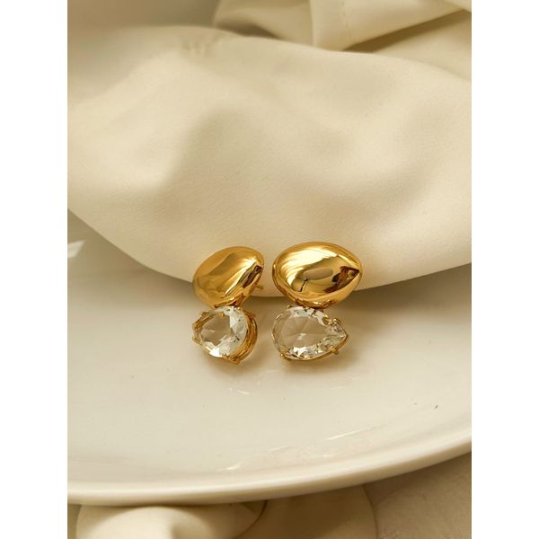 Brinco Gota Cristal