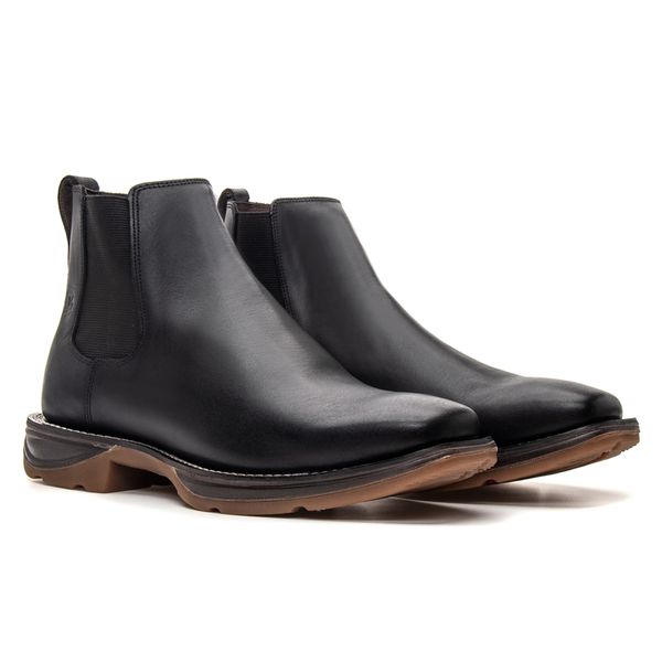 BOTA WORK JUMP COURO HIDROFUGADO - Preta - Don Matuto | Botinas Premium