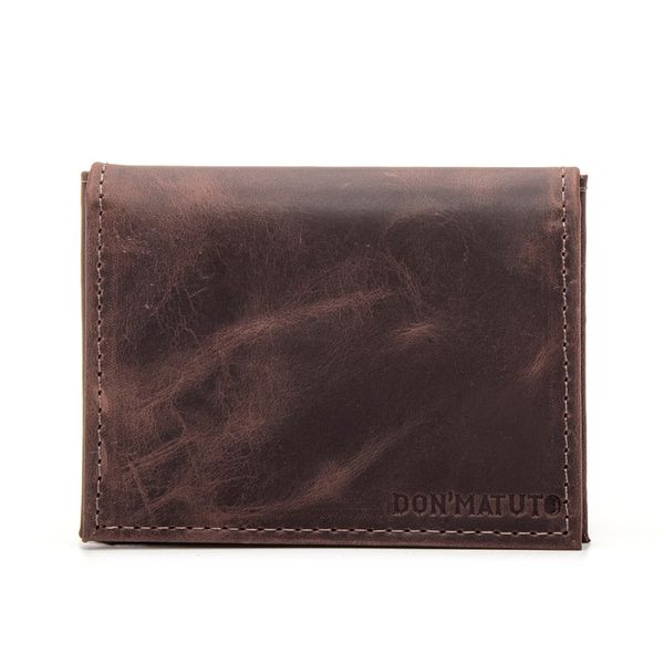 CARTEIRA SLIM CLASSIC CNH CAFÉ - Don Matuto | Botinas Premium