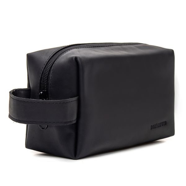 NECESSAIRE CLASSIC EM COURO PRETO - Don Matuto | Botinas Premium