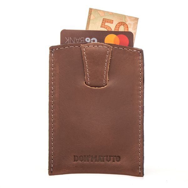 PORTA CARTÃO SLIM CLASSIC WHISKY - Don Matuto | Botinas Premium