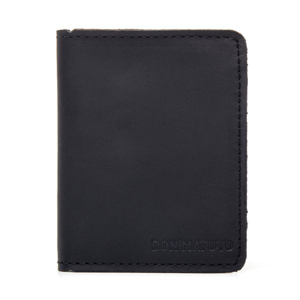 CARTEIRA SLIM VERTICAL CLASSIC PRETA - Don Matuto | Botinas Premium