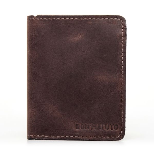 CARTEIRA SLIM VERTICAL CLASSIC CAFÉ - Don Matuto | Botinas Premium