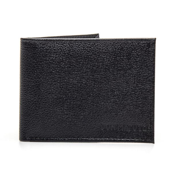 CARTEIRA CLASSIC SLIM COURO FLAY PRETA - Don Matuto | Botinas Premium