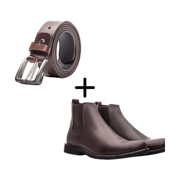 KIT 2 | BOTA E CINTO - Don Matuto | Botinas Premium