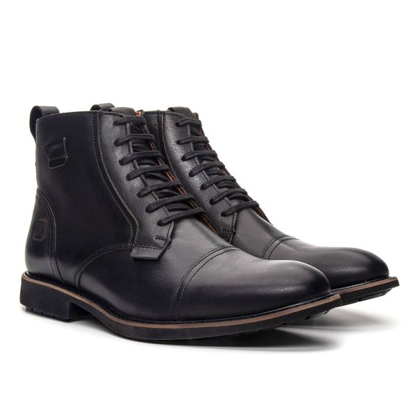 Coturno Conforto Bronco Preto - Don Matuto | Botinas Premium
