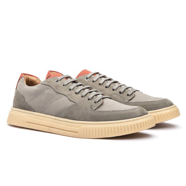 TÊNIS CASUAL URBAN BROOKLYN CINZA - Jovaceli | Sapatos em Couro