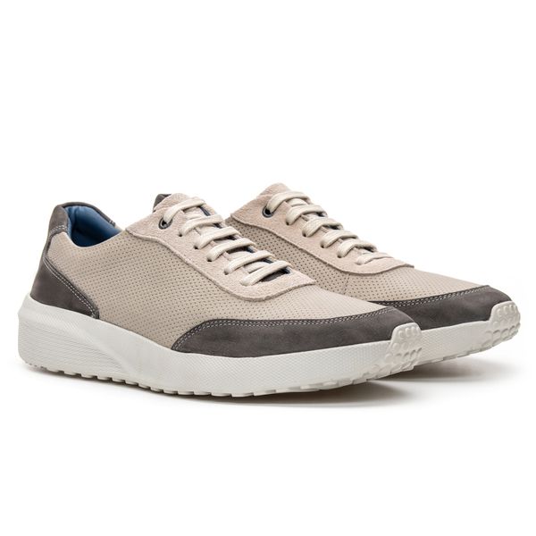 TÊNIS CASUAL FLYTECH KIEV CINZA - Jovaceli | Sapatos em Couro