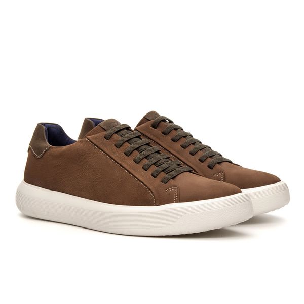 TÊNIS CASUAL LINEO OCRE ALECRIM - Jovaceli | Sapatos em Couro