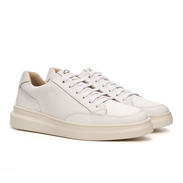 SAPATO CASUAL TORONTO BRANCO - Jovaceli | Sapatos em Couro