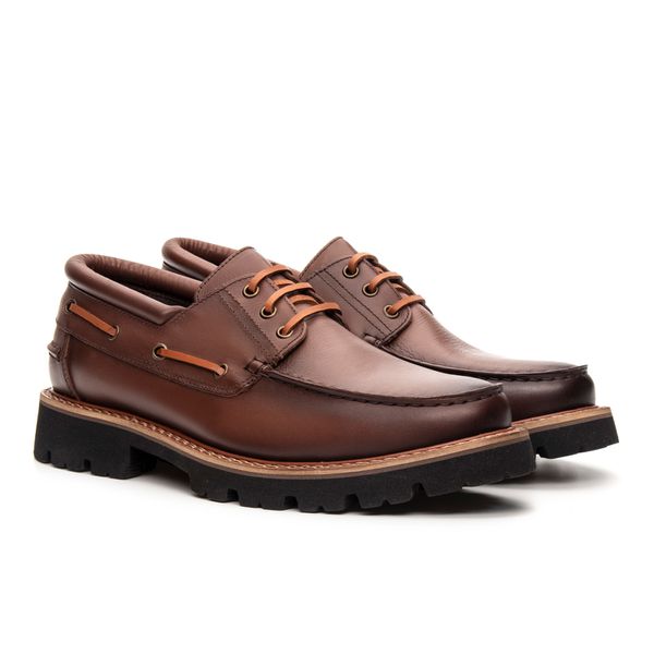 SAPATO MONTANA CASTANHO - Jovaceli | Sapatos em Couro