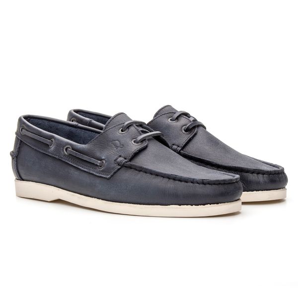 MOCASSIM SIDER AZUL MARINHO - Jovaceli | Sapatos em Couro