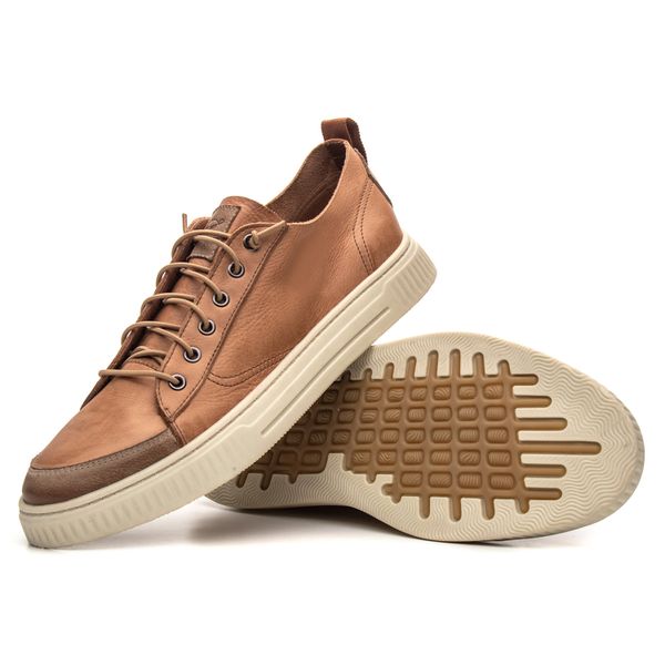 SAPATO CASUAL URBAN CAPUCCINO | Jovaceli | Sapatos em Couro
