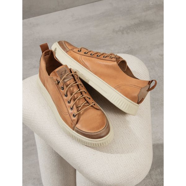 レオ casual 15 SAPATO CASUAL URBAN CAPUCCINO | Jovaceli | Sapatos em Couro