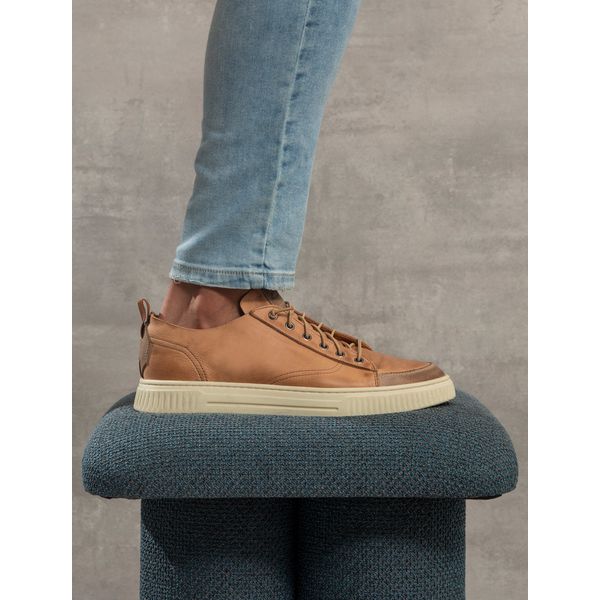 SAPATO CASUAL URBAN CAPUCCINO | Jovaceli | Sapatos em Couro