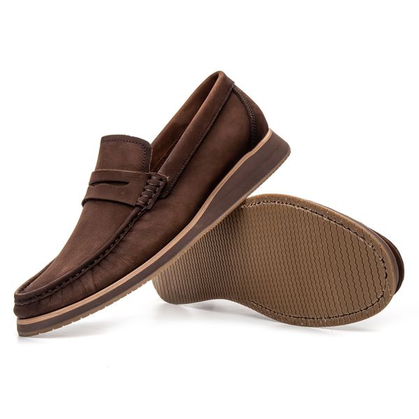 MOCASSIM NEW CRETA ENVELHECIDO CHOCOLATE | Jovaceli | Sapatos em Couro