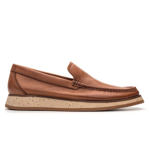 MOCASSIM CASUAL CAPUCCINO - Jovaceli | Sapatos em Couro