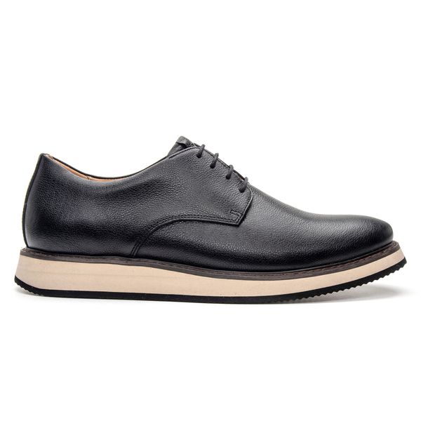 SAPATO CASUAL CORK PRETO - Jovaceli | Sapatos em Couro