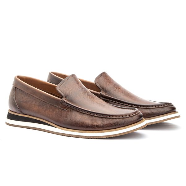 MOCASSIM MATALA TAN - Jovaceli | Sapatos em Couro