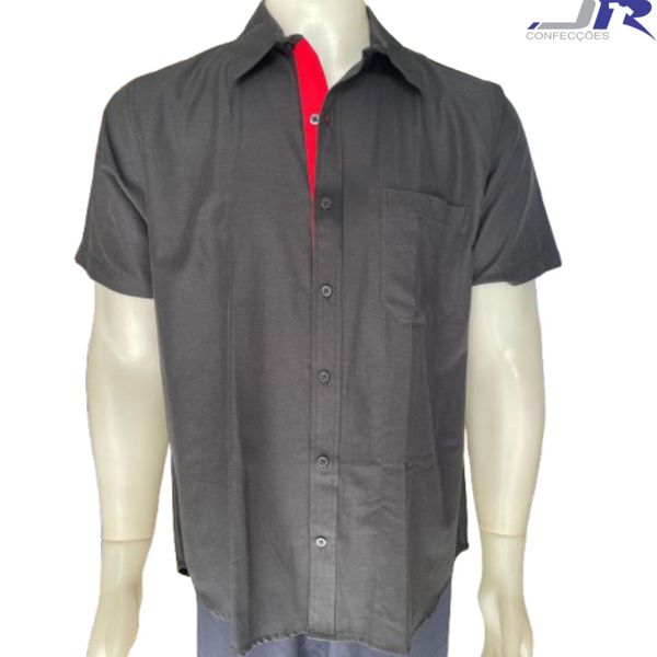 Camisa Manga Curta Patê Colorido