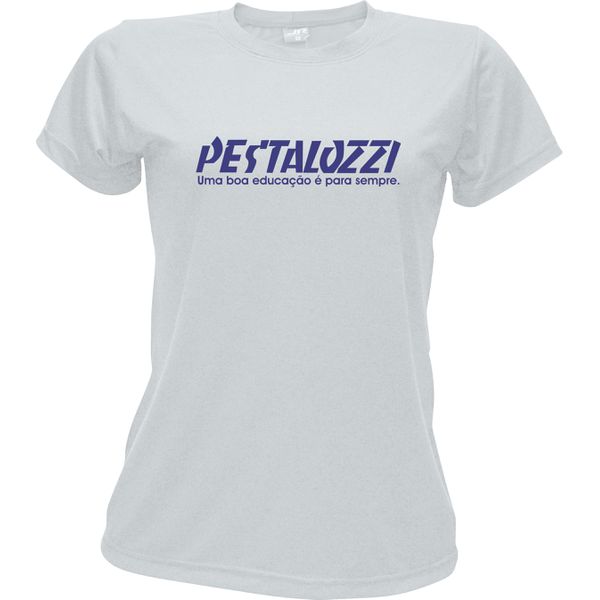 Camiseta Baby Look Colegial Pestalozzi